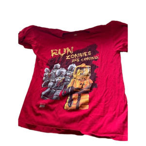3/$20 lego zombies shirt red size 7/8